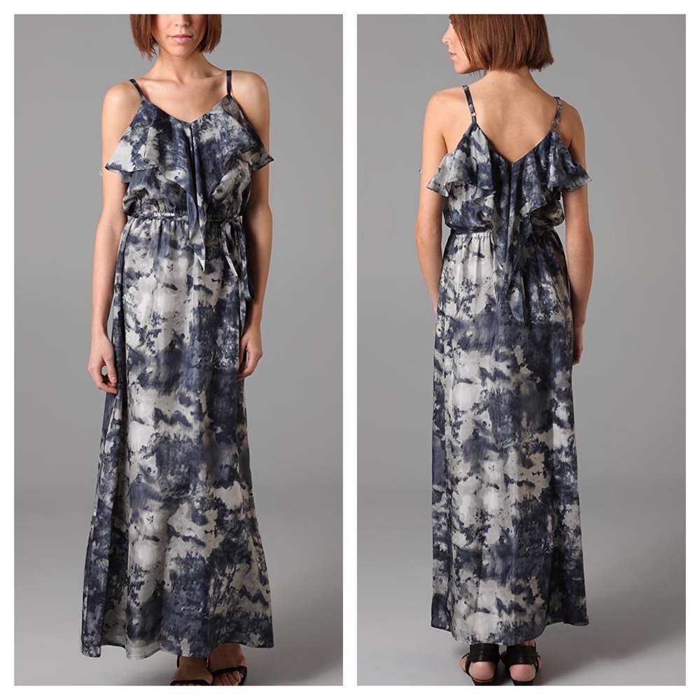 Bird by Juicy Couture Stormy Print Long Maxi Dress
